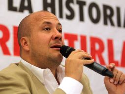 Alfaro dijo que su partido se identifica con la izquierda porque creen ''en la justicia social''. ARCHVIO  /