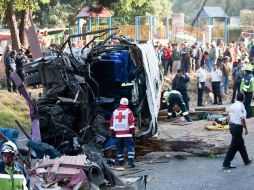 Aspecto general del sitio donde ocurrrió el accidente. EFE  /