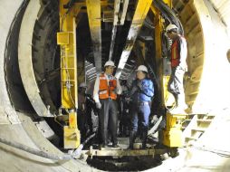 Ebrard inauguró hoy obras de la Autopista Sur en el DF. NTX  /