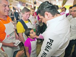 Los comerciantes de este lugar expresaron su molestia frente al candidato.  /