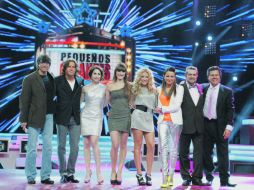Productores y jueces de ''Pequeños Gigantes'' presentaron los detalles de la segunda edición del programa. EL UNIVERSAL  /