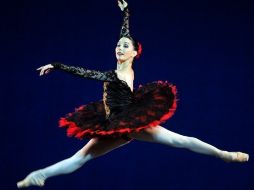 La bailarina española Tamara Rojo, durante una interpretación en La Habana de ''Don Quijote''. EFE  /
