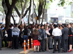 Imagen del sismo registrado este jueves en el DF. Hubo semana de sismos. ARCHIVO  /