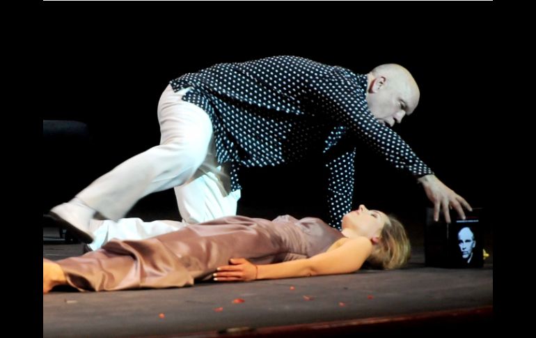 El actor John Malkovich en El Teatro de la Ciudad Esperanza Iris. NTX  /