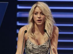 Shakira, la cantautora y fundadora de la organización 'Pies Descalzos', en la VI Cumbre de las Américas. AP  /