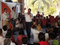 En la reunión con comunidades rurales en Hacienda las Peñas. ESPECIAL  /