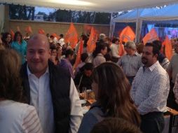 Alfaro visitó Arandas durante la noche del sábado. Foto tomada de Twitter, publicada por @Alfaro140. ESPECIAL  /