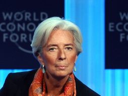 Christine Lagarde, directora gerente del FMI celebró este importante paso del Banco Popular Chino. ARCHIVO  /