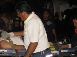 El lesionado, que viajaba en el asiento del acompañante, fue trasladado a la Cruz Verde Norte.  /