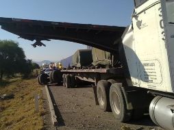 Tras ambos accidentes, kilométricas filas se originaron para ingresar a la ZMG. ESPECIAL  /