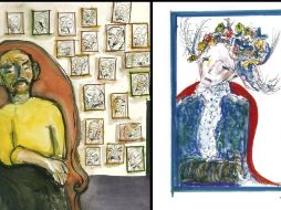 ''Hierro ilustrado. Antología gráfica y poética'' es el nombre del libro. EFE  /