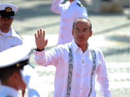 El Presidente Calderón consideró ''un éxito'' la VI Cumbre de las Américas. AFP  /