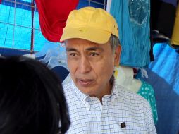 Fernando Garza prometió trabajar la generación de empleos que permita a los comerciantes alejarse de la informalidad. ARCHIVO  /