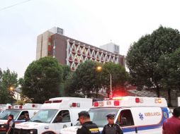 El viernes pasado, después del temblor registrado en la ciudad de México, se cayó un muro del hospital y hubo fuga de gas. NTX  /