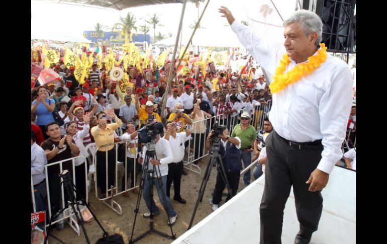 Esta misma noche López Obrador regresará a la Ciudad de México. EL UNIVERSAL  /