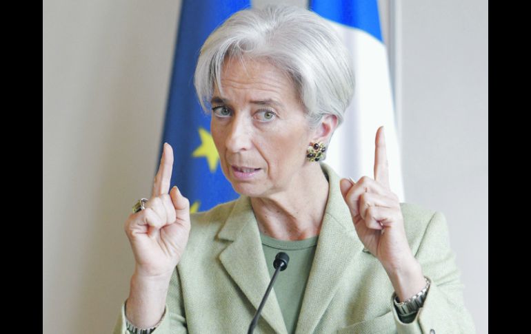 La directora del FMI, Christine Lagarde, presentará los objetivos del FMI, en los que se espera aborde la ampliación de recursos. AP  /