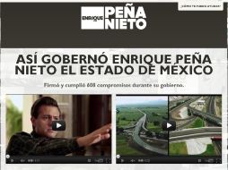 El equipo del candidato priista activa un micrositio en el blog para dar salida a los videos y recibir apoyo. ESPECIAL  /