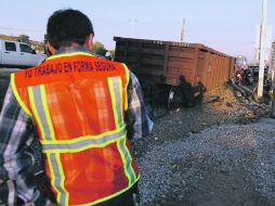 Una parte del tren fue remolcada a Guadalajara, la otra a San Pedro Tlaquepaque.  /