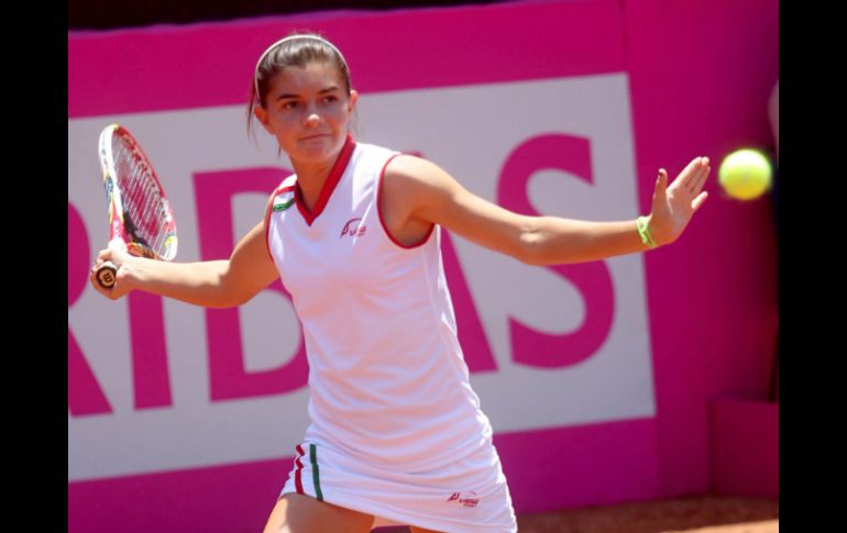 Zacarías confirmó que las etiquetas que la señalan como promesa del tenis mexicano no son exageradas.  /