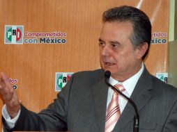 Pedro Joaquín Coldwell sostiene que el PAN ubica en un sitio erróneo el compromiso 127.  NOTIMEX  /
