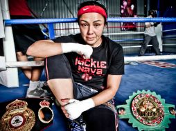 Nava confía en que su público vea su pelea contra Diana Ayala, pese a combates de 'Canelo' y Mayweather Jr. EL UNIVERSAL  /