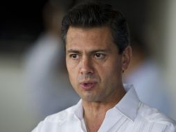 Peña Nieto pidió a sus simpatizantes apoyar su proyecto y multiplicar las voces del cambio responsable y con rumbo. AFP  /