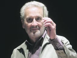 Vicente Rojo, ayer en la ceremonia realizada en el marco de las Jornadas Internacionales del Diseño.  /