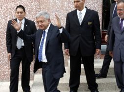 López Obrador dijo que el mandatario español merecía todo su respeto. NTX  /