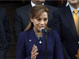 Vázquez Mota también se pronunció por poner topes salariales a los legisladores. AP  /