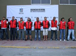 Once presuntos miembros del Cártel del Golfo vinculados a 21 asesinatos y cinco secuestros fueron detenidos. EFE  /