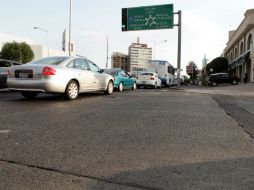 El circuito exterior de la Glorieta de Minerva está conformado por las calles Fernando de Celada y Aurelio Aceves.  /
