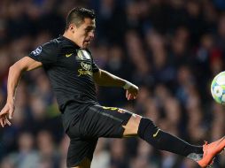 Alexis Sa´nchez podría no ver acción el sábado ante el Real Madrid. EFE  /