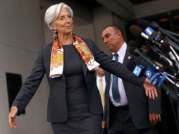El acuerdo permite alcanzar la meta trazada por la directora gerente de la institución, Christine Lagarde. ARCHIVO  /