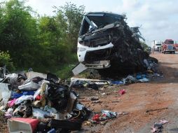 Autoridades desconocen el paradero del tráiler responsable del accidente carretero. REUTERS  /
