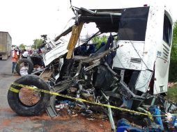 Un accidente carretero en Veracruz dejó 43 muertos y 27 lesionados. AFP  /