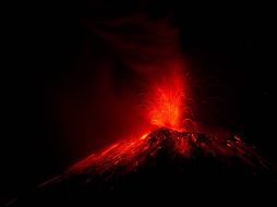 Hasta el momento, el volcán Popocatépetl ha registrado seis exhalaciones de baja intensidad. AFP  /