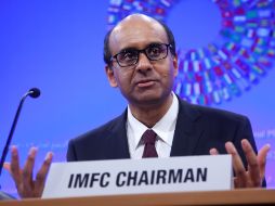 El presidente del Comité Financiero del FMI, Tharman Shanmugaratnam. EFE  /