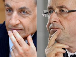 Hollande (der) disputará la Presidencia a Sarkozy en una segunda vuelta. AFP  /
