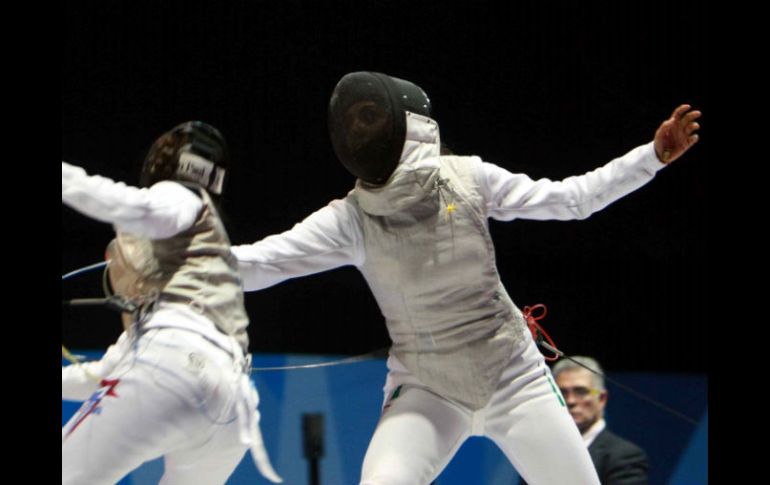 A pesar de los esfuerzos de nuestros atletas, el cuadro del triunfo no se pudo completar con la derrota de  Nataly Michel. MEXSPORT  /