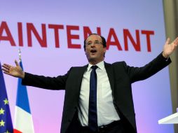 El socialista François Hollande (foto) competirá en una segunda ronda electoral contra el presidente conservador Nicolás Sarkozy. AP  /