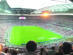 Wembley Stadium. Aquí se llevarán a cabo las finales del torneo varonil y femenil de futbol el 11 de agosto. ESPECIAL  /