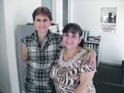 Lorena Sotomayor y Silvia García, en las buenas y en las malas con Tecos.  /