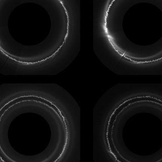 Cassini detecta imágenes de objetos que atraviesan un anillo de Saturno