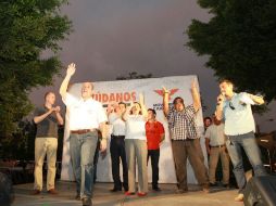 Al evento proselitista acudieron cerca de 500 personas.  /