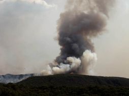 Pese a la densa nube de humo, la Semades ha dado cuenta de un estatus regular promedio en la calidad del aire.  /