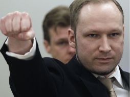 Breivik lucha por ser declarado penalmente responsable para evitar que lo envíen a un psiquiátrico. AP  /