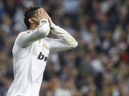 Cristiano Ronaldo lamenta fallar en la tanda final de penales ante el Bayern Munich. REUTERs  /