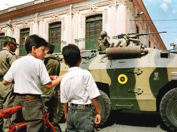 Según el Presidente ecuatoriano, el ejercito debe proteger los derechos, libertades y garantías de los ciudadanos. ARCHIVO  /