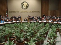 El Consejo General del IFE aprobó el mecanismo que los capacitadores electorales podrán usar en caso de elecciones muy cerradas. NTX  /