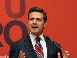 Peña Nieto señaló que su gobierno se comprometería con un proyecto hidráulico que prevenga inundaciones en el estado. EFE  /
